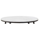 Donovan - Coffee Table With Round Top - White by HouseOfZazla