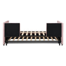 Twin Size Upholstered Daybed With Pop Up Trundle by HouseOfZazla
