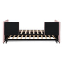 Twin Size Upholstered Daybed With Pop Up Trundle by HouseOfZazla