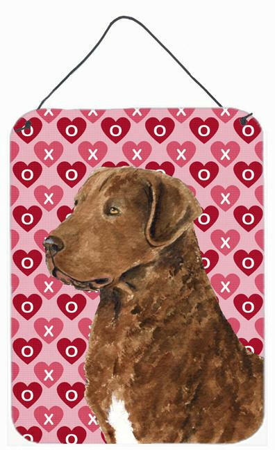 Chesapeake Bay Retriever Hearts Love Valentine's Day Wall Door Hanging Prints