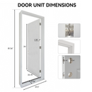 36"x80" Fiberglass Front Door