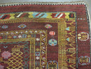 4' X 6' Antique Handmade Caucasian Shirvan Russian Armenian Wool Rug Colorful