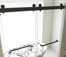 56-60"W x 76"H Frameless Double Sliding Soft-Close Shower Door by HouseOfZazla
