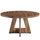 Round Dining Cross Base Kitchen Table by HouseOfZazla