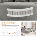 Combined Sofa With 4 Pillows