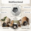 25.98'' Modern Pet Furniture Cat Carrier, Sofa Side Table, Planter MDF Multifunctional Furniture, Burmese Sumac