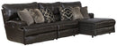 Como - 3 Piece Italian Leather Match Reclining Sectional by Unique Piece Furniture
