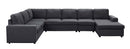 Hayden - 7 Seat Reversible Modular Sectional Sofa Chaise by HouseOfZazla
