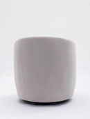 Swivel Accent Armchair Barrel Chair With Powder Coating Metal Ring by HouseOfZazla