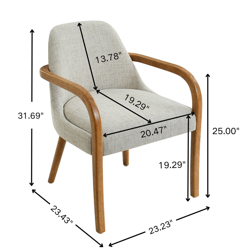 Set of 2 Mid-Century Dining Chairs, photo 3 of 10