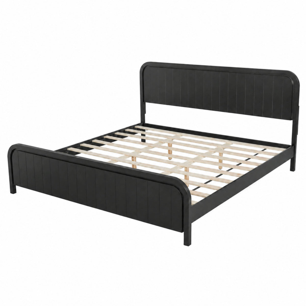 King Bed Frame with Headboard, photo 9 of 10