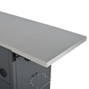 Foldable Outdoor Prep Station BBQ Cart Patio Dining Cart by HouseOfZazla