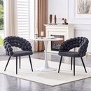 Puffy Bubble, Ball Chain Chairs For Dining Room (Set of 2) by Unique Piece Furniture