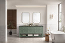 James Martin Breckenridge 72" Double Bathroom Vanity, Smokey Celadon