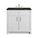 James Martin Bellshire 36" Single Bathroom Vanity, Bright White