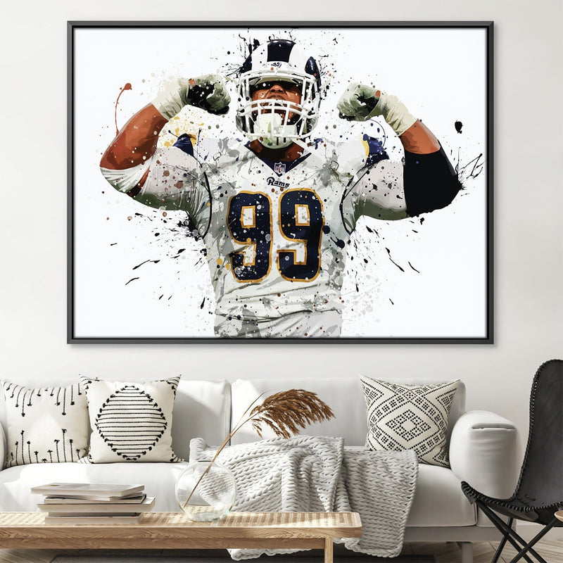 Aaron Donald Canvas