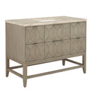 James Martin Emmeline 48" Single Bathroom Vanity, Pebble Oak