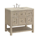James Martin Breckenridge 36" Single Bathroom Vanity, Whitewashed Oak