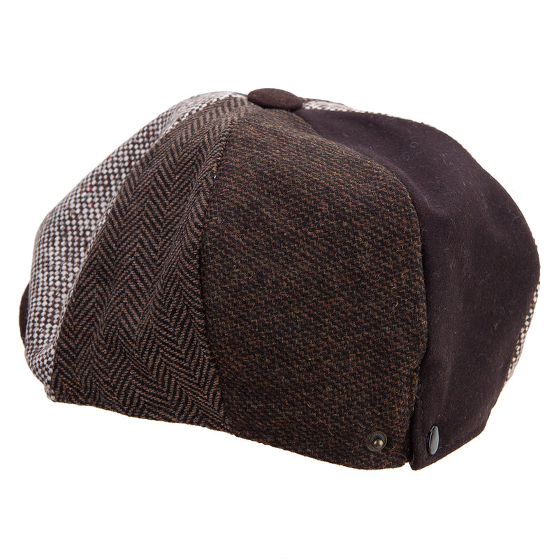 Men's 8 Panel Patch Work Newsboy Cap