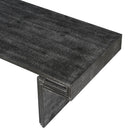 American Vintage Industrial Coffee Table, Double Tier Design by HouseOfZazla