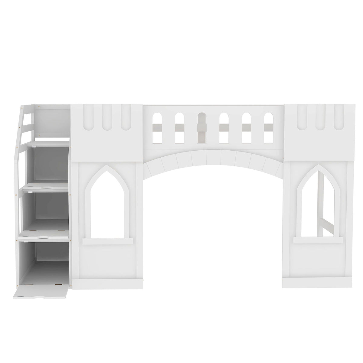 Loft Bed With Storage Staircase And Windows, photo 16 of 23