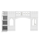 Loft Bed With Storage Staircase And Windows by HouseOfZazla