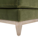 Pasadena - Modern Farmhouse Chaise Lounge Chair - Olive Green by HouseOfZazla