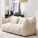 Comfortable Dual Beanbag Chair With High Resilience Foam Core For 2 People by HouseOfZazla