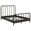 Rocco All Wood Water Pipe Open Frame Full Bed Dark Bronze