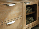 Rencott - Extra Large TV Stand - Light Brown