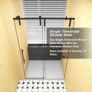 Shower Base, Center Drain With Durable Construction - Gloss White by HouseOfZazla
