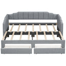 Extendable Daybed With LED Light And 2 Storage Drawers by HouseOfZazla