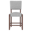 5 Piece Counter Height Dining Set With 4 Upholstered Chairs by HouseOfZazla