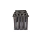 Modern Triangular Leg Outdoor Bench