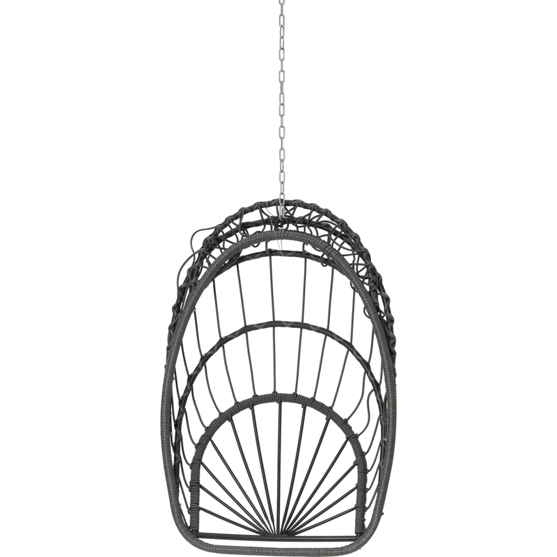 Outdoor Garden Rattan Egg Swing Chair Hanging Chair PE Hang Chair