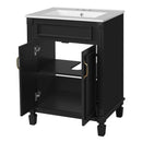 Bathroom Vanity With Top Sink and Soft Closing Doors by HouseOfZazla
