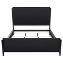 Brookmead Wood California King Panel Bed Black