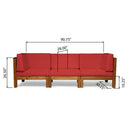 Oana - 3 Piece Sofa Set With Water Resistant Cushions by HouseOfZazla