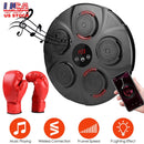 Music Boxing Machine Electronic Wall Target Punching Pad LED Lighted Sandbag Boxing Training Machine Exercise Equipment with Adult Boxing Gloves