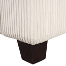 5 Pieces L shaped Sofa with Removable Ottomans and comfortable waist pillows