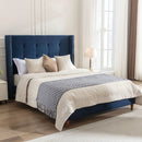 Peyton - Upholstered Bed With 54" High Headboard, Traditional Hand Buttoned Tufting by Unique Piece Furniture
