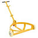 Steel Drum Dolly 55 Gallon Capacity Oil Barrel Mover With Wheels Low Profile Caddy - Yellow by HouseOfZazla