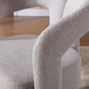 360 Degree Swivel Cuddle Barrel Accent Chairs, Round Armchairs with Wide Upholstered, Fluffy Fabric Chair for Living Room, Bedroom, Office, Waiting Rooms