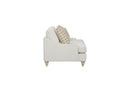 Loveseat Reversable Cushion With 2 Pillows - Off White by HouseOfZazla