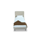 Heather - Upholstered Bed With Curved Headboard by HouseOfZazla