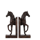 S/2 5x4x10.5' Trotting Horse Bookends by HouseOfZazla