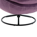 Accent chair TV Chair Living room Chair with Ottoman-PURPLE