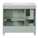 Bathroom Vanity With Sink, Soft Close Doors, Adjustable Shelves by HouseOfZazla