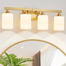 4-Light Brushed Bathroom Vanity Wall Light