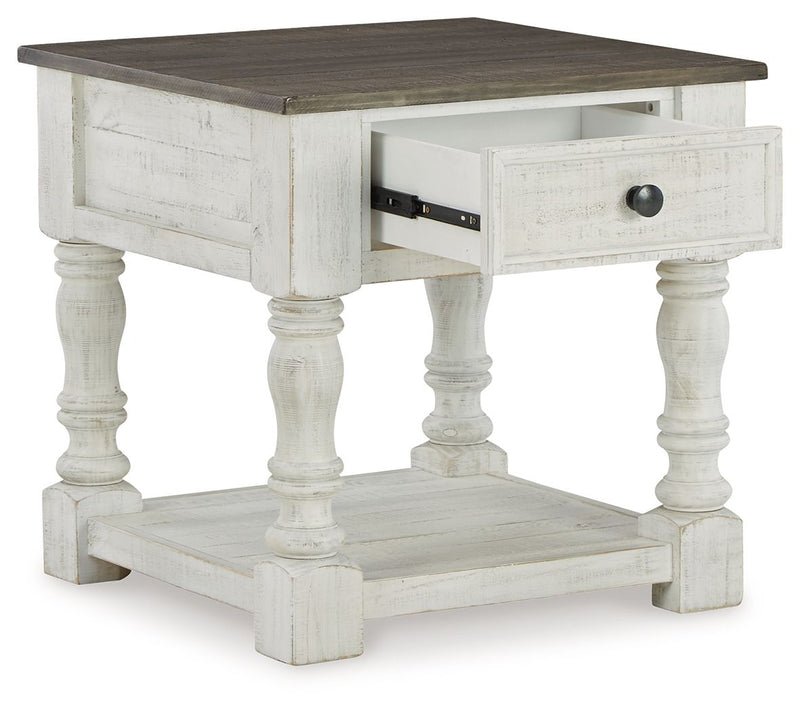 Havalance - Square End Table - White / Gray, photo 4 of 7